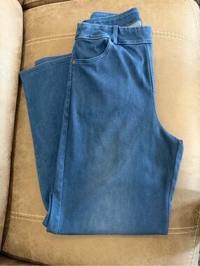 Gym People pull on wide leg jean